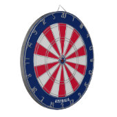 Australien Flaggenpatrons Bullseye Dartscheibe (Vorderseite Links)