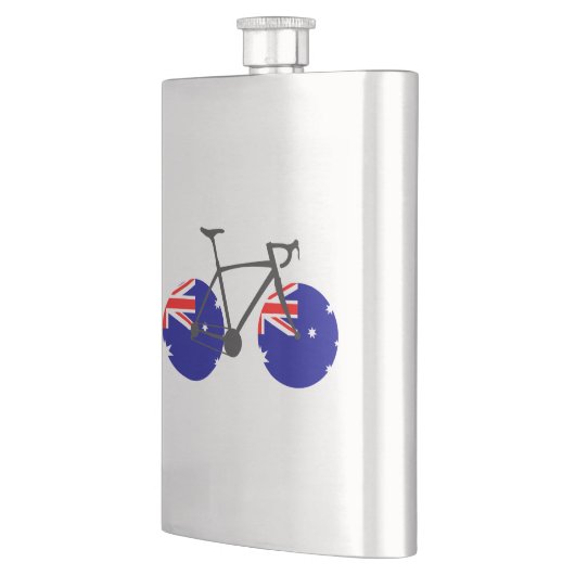 Australien Flaggenradfahren Flachmann (Links)