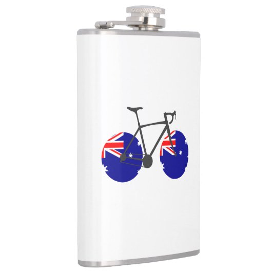Australien Flaggenradfahren Flachmann (Rechts)