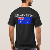 Australien Flaggenstaat-Zollamt-Shirt T-Shirt (Rückseite)