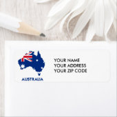 AUSTRALIEN FLAGKARTE (Insitu)