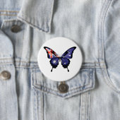 Australien Frack Butterfly Flag Aufkleber Button (Beispiel)