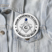 Australien Freimaurerei Zeichen Button (Beispiel)