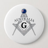 Australien Freimaurerei Zeichen Button (Vorderseite)
