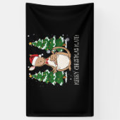 Australien Frohe Weihnachts Mate Kangaroo Banner (Vertikal)