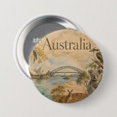 Australien für Liebhaber Australiens Button (Vorne & Hinten)