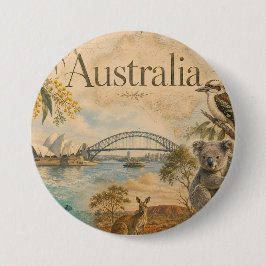 Australien für Liebhaber Australiens  Button