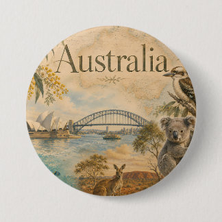 Australien für Liebhaber Australiens Button