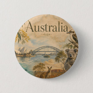 Australien für Liebhaber Australiens Button