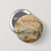 Australien für Liebhaber Australiens Button (Vorne & Hinten)