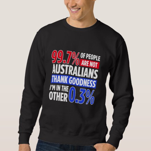 Australien Für Stolzer Australischer Aussie Austra Sweatshirt (Vorderseite)