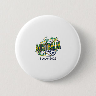 Australien Fußball 2026 Fußball Fett Land Typograf Button