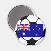Australien Fußball Ball Magnet (Vorderseite/Rückseite)