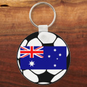 Australien Fußball Ball Schlüsselanhänger (Vorderseite)