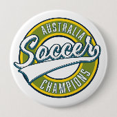 Australien Fußball Champions Logo. Button (Vorderseite)