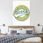 Australien Fußball Champions Logo. Leinwanddruck (Insitu (Schlafzimmer))