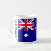 AUSTRALIEN FUSSBALL KAFFEETASSE (Vorderseite Links)