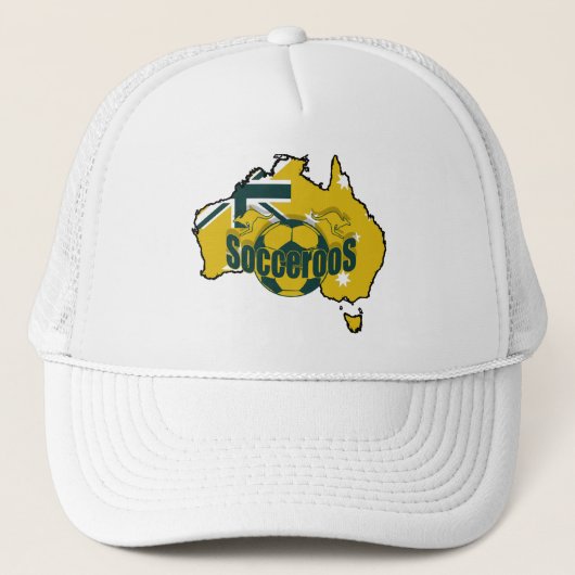 Australien-Fußball Truckerkappe (Vorderseite)