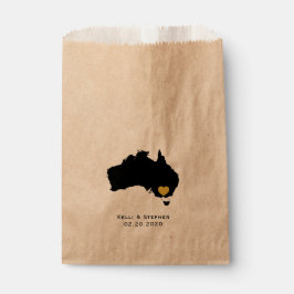 Australien Gastgeschenk Hochzeit Leckerei Säcke, K Geschenktütchen