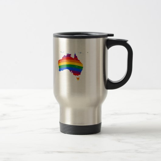AUSTRALIEN-GAY PRIDE REISEBECHER (Rechts)
