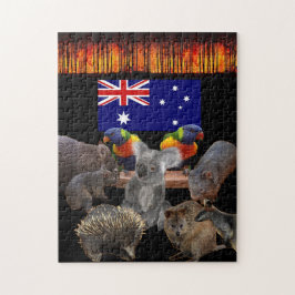 Australien gefährdete Tiere Puzzle
