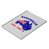 Australien gegründet 1901 notizblock (Linke Seite)