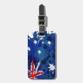 Australien Gepäckanhänger (Vorderseite vertikal)