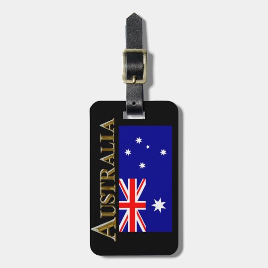 AUSTRALIEN GEPÄCKANHÄNGER (Vorderseite vertikal)