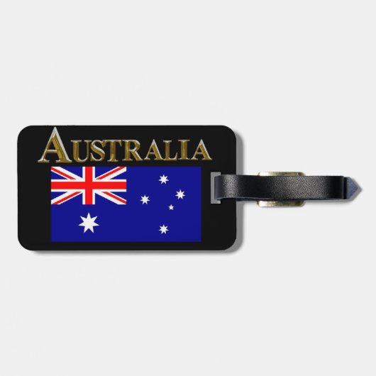 AUSTRALIEN GEPÄCKANHÄNGER (Rückseite horizontal)