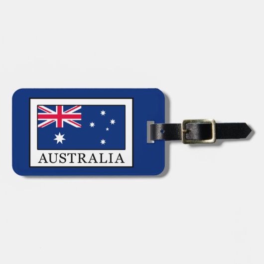 Australien Gepäckanhänger (Vorderseite horizontal)