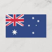 Australien - Geschäft Visitenkarte (Rückseite)
