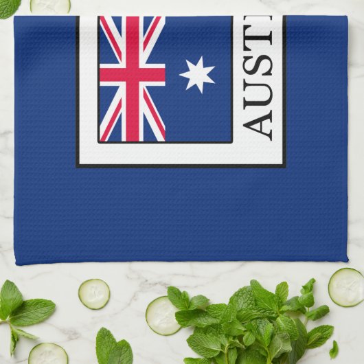 Australien Geschirrtuch (Gefaltet)