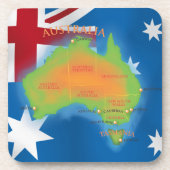Australien Getränkeuntersetzer (Vorderseite)