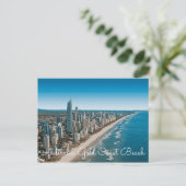 Australien Gold Coast Beach Skylines Postkarten (Stehend Vorderseite)