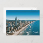 Australien Gold Coast Beach Skylines Postkarten (Vorne/Hinten)