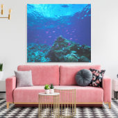 Australien, Great Barrier Reef. Lila Leinwanddruck (Insitu (Wohnzimmer))