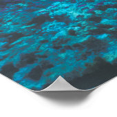 Australien, Great Barrier Reef. Lila Poster (Ecke)