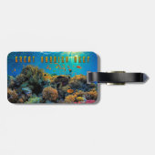 Australien Great Barrier Reef stilisiert Gepäckanhänger (Rückseite horizontal)