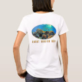 Australien Great Barrier Reef stilisiert T-Shirt (Rückseite)