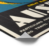 Australien - Great Barrier Reef Vintage Poster (Ecke)