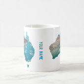 Australien Great White Shark Country Form Kaffeetasse (Mittel)