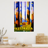Australien, große Bäume in Marysville, Victoria Poster (Küche)