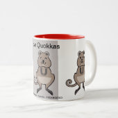 Australien - Happy I Liebe QUOKKAS - Wildlife Zweifarbige Tasse (VorderseiteRechts)