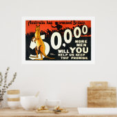 Australien hat Großbritannien (Leinwand) versproch Poster (Küche)