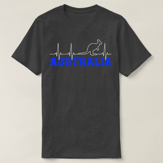 Australien Häufigkeit Kangaroo T-Shirt (Design vorne)