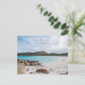 Australien Hellfire Bay Pristine Beach Foto Postkarte (Stehend Vorderseite)
