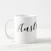 Australien Herz Tasse, australische Flagge Kaffeetasse (Links)