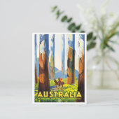 Australien Hochbaumreise Postkarte (Stehend Vorderseite)