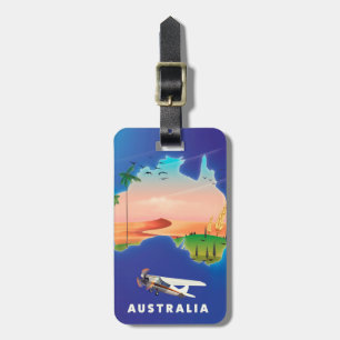 Australien Holiday Reiseplakat Gepäckanhänger