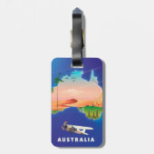 Australien Holiday Reiseplakat Gepäckanhänger (Rückseite vertikal)